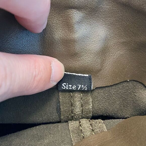 Dolce Vita Melah Western Ankle Boots Booties Tassel Fringe 7.5 Olive Brown Suede - Picture 12 of 12